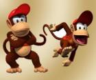 Ο χιμπατζής Diddy Kong, ο χαρακτήρας στο βίντεο παιχνίδι Donkey Kong